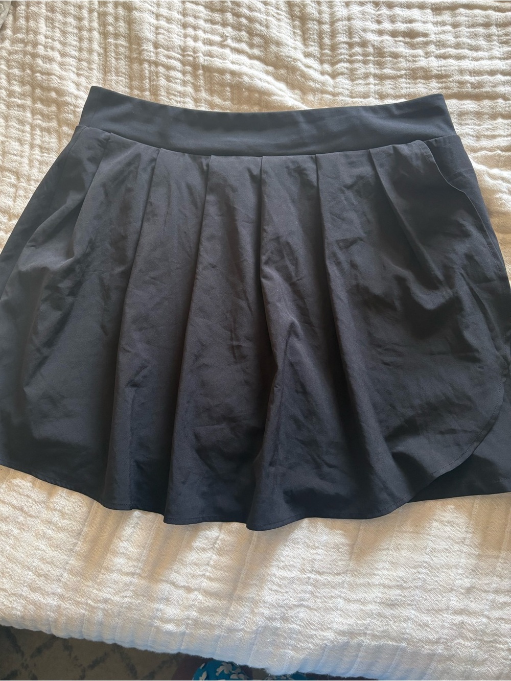 J. Crew Black Pleated Skort NWOT